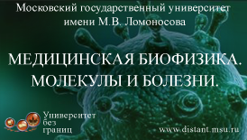 Медицинская биофизика: молекулы и болезни